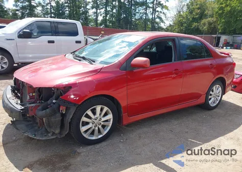 2009 Toyota Corolla S из США, поврежденный, VIN 1NXBU40E59Z154592